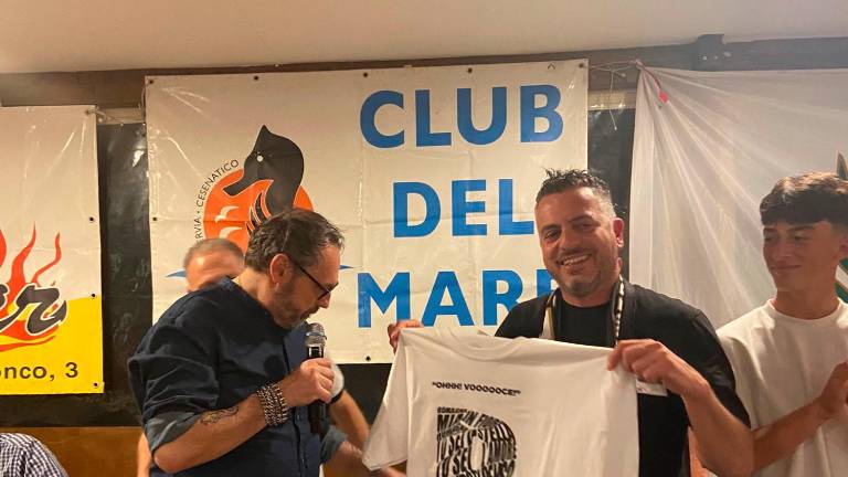 Mirko Casadei è stato nominato socio onorario del Club del Mare