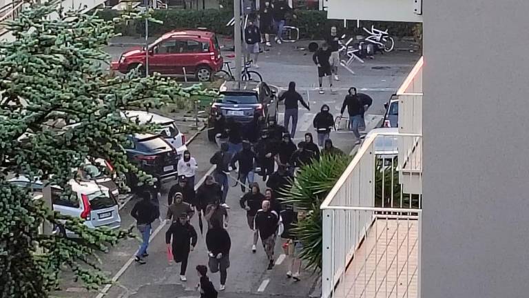 Gli scontri di Rimini Gli scontri di Rimini