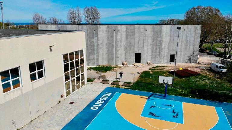 Misano, il palazzetto dello sport pronto alla fine dell’estate