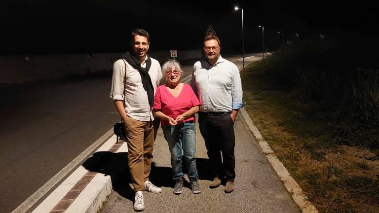 Illuminato il percorso pedonale tra Mercato Saraceno e Monte Castello Illuminato il percorso pedonale tra Mercato Saraceno e Monte Castello