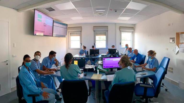 Un briefing medico all’ospedale Bufalini Un briefing medico all’ospedale Bufalini