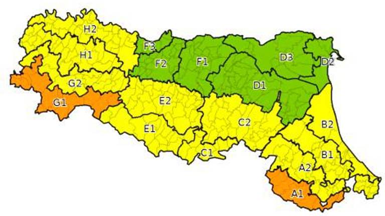 L’allerta gialla e arancione per vento di giovedì 23 ottobre L’allerta gialla e arancione per vento di giovedì 23 ottobre