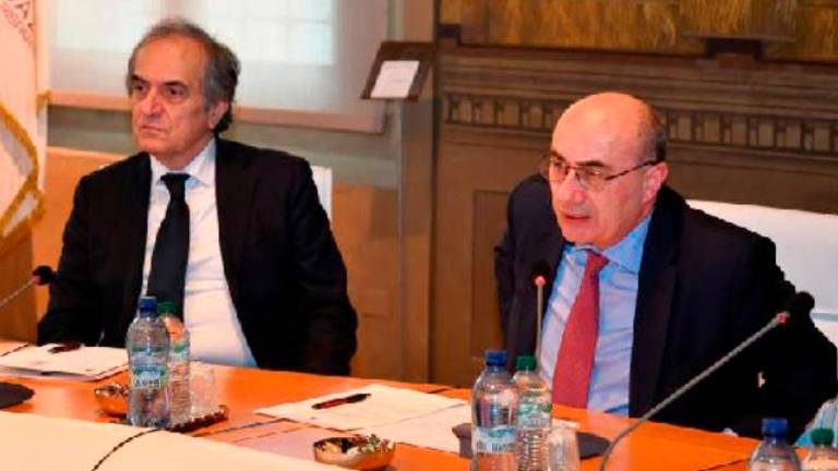 Gian Luca Zattini e Gianfranco Brunelli (foto Blaco) Gian Luca Zattini e Gianfranco Brunelli (foto Blaco)