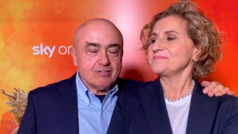 Paolo Cevoli con la moglie Elisabetta Garuffi Paolo Cevoli con la moglie Elisabetta Garuffi
