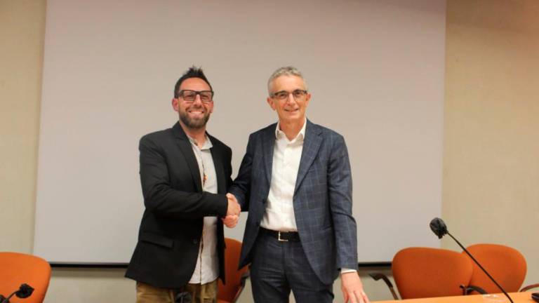 Gli sfidanti Denis Togni ed Eugenio Battistini Gli sfidanti Denis Togni ed Eugenio Battistini