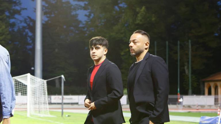Il futuro presidente Riccardo Sarti con il direttore generale Ulisse Savini (Foto Mauro Monti Mmph) Il futuro presidente Riccardo Sarti con il direttore generale Ulisse Savini (Foto Mauro Monti Mmph)