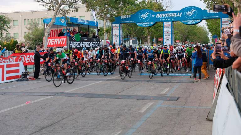 La partenza della 9 Colli 2024: uno dei momenti più belli della giornata La partenza della 9 Colli 2024: uno dei momenti più belli della giornata