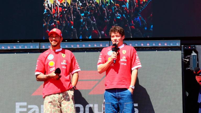 Lewis Hamilton e Charles Leclerc (foto Mauro Monti Mmph) Lewis Hamilton e Charles Leclerc (foto Mauro Monti Mmph)