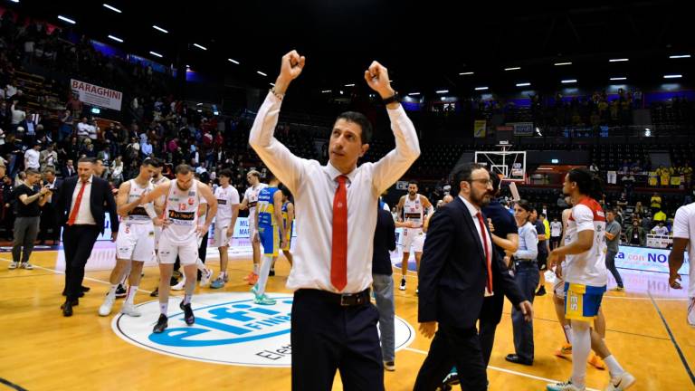 Antimo Martino festeggia la vittoria (Blaco) Antimo Martino festeggia la vittoria (Blaco)