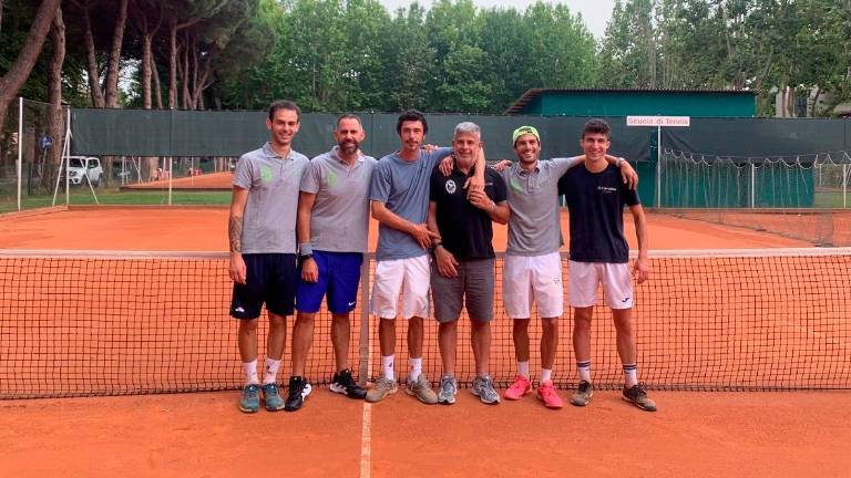 La formazione del Tc Parckin Cesenatico impegnata in D2 La formazione del Tc Parckin Cesenatico impegnata in D2