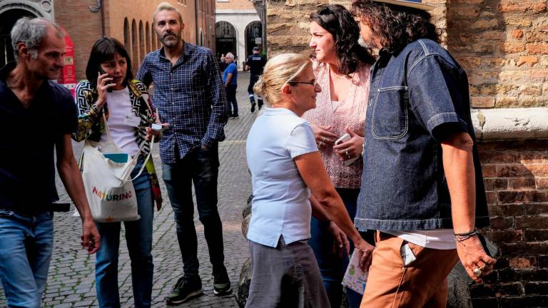 Ravenna, lo chef Borghese tra i turisti alla tomba di Dante - Gallery Ravenna, lo chef Borghese tra i turisti alla tomba di Dante - Gallery