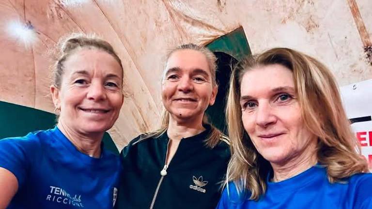 Le tre formazioni del Tc Riccione Le tre formazioni del Tc Riccione