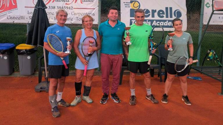 Tennis, le finali di doppio misto a Borello Tennis, le finali di doppio misto a Borello