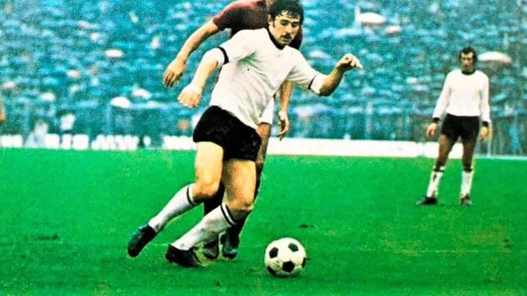 Maurizio Orlandi il 7 ottobre 1973 contro il Torino Maurizio Orlandi il 7 ottobre 1973 contro il Torino