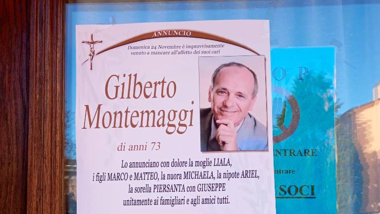San Mauro Pascoli, addio a Montemaggi: mercoledì il funerale San Mauro Pascoli, addio a Montemaggi: mercoledì il funerale
