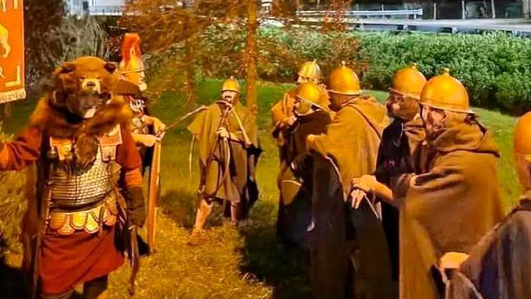 Rievocata a Calisese di Cesena la “Notte inquieta di Cesare” Rievocata a Calisese di Cesena la “Notte inquieta di Cesare”