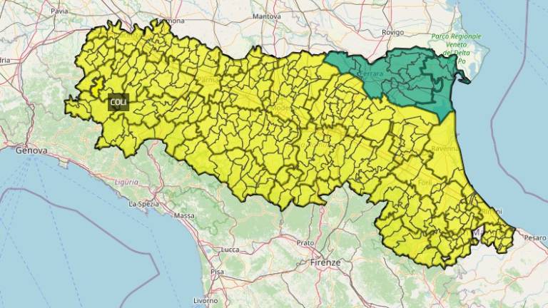 Meteo Romagna, temporali: allerta gialla per mercoledì Meteo Romagna, temporali: allerta gialla per mercoledì