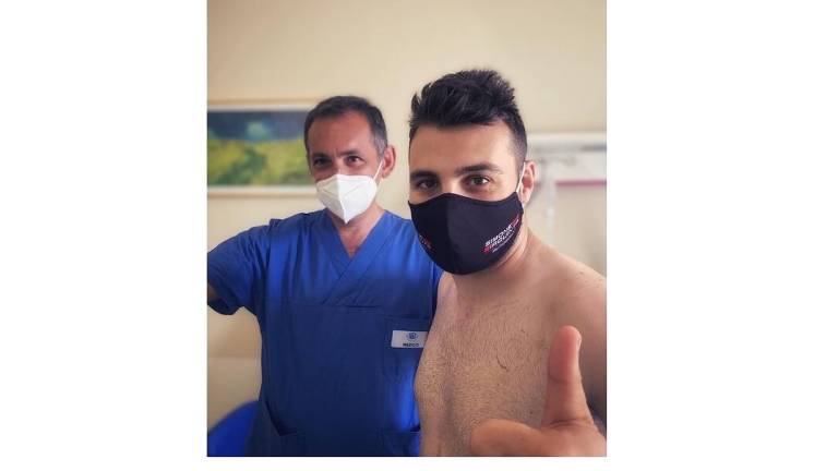 Automobilismo, sollievo per Iaquinta dopo il terribile incidente di Imola Automobilismo, sollievo per Iaquinta dopo il terribile incidente di Imola