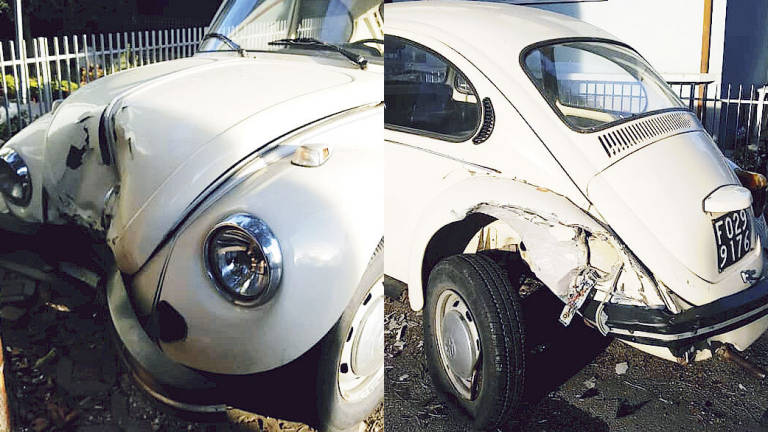 Cattolica, “distrutta” auto in sosta Cattolica, “distrutta” auto in sosta
