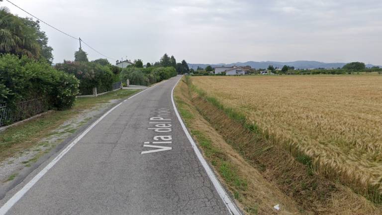Cesena, via del Priolo: lavori in corso in vista Cesena, via del Priolo: lavori in corso in vista