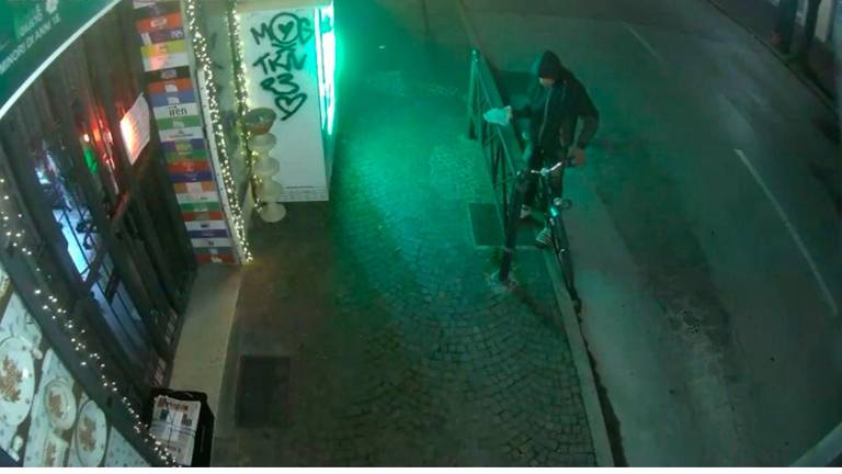 Il ladro ripreso dalle telecamere Il ladro ripreso dalle telecamere
