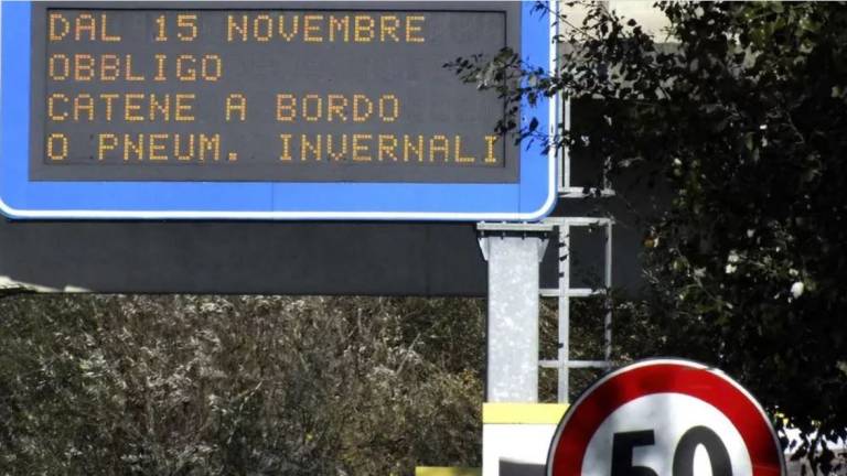 Rimini. Dal 15 novembre torna l'obbligo delle catene a bordo Rimini. Dal 15 novembre torna l'obbligo delle catene a bordo