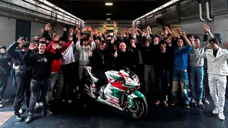 Ravenna, una MotoGp Lcr Honda al “Nullo Baldini” Ravenna, una MotoGp Lcr Honda al “Nullo Baldini”