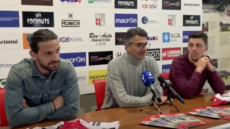 Rimini Calcio, Ambrosini e Remedi si presentano Rimini Calcio, Ambrosini e Remedi si presentano