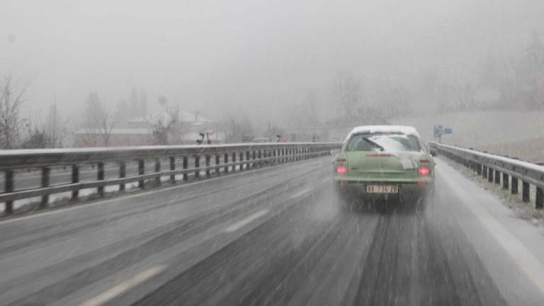 E45 chiusa per neve a Bagno di Romagna E45 chiusa per neve a Bagno di Romagna