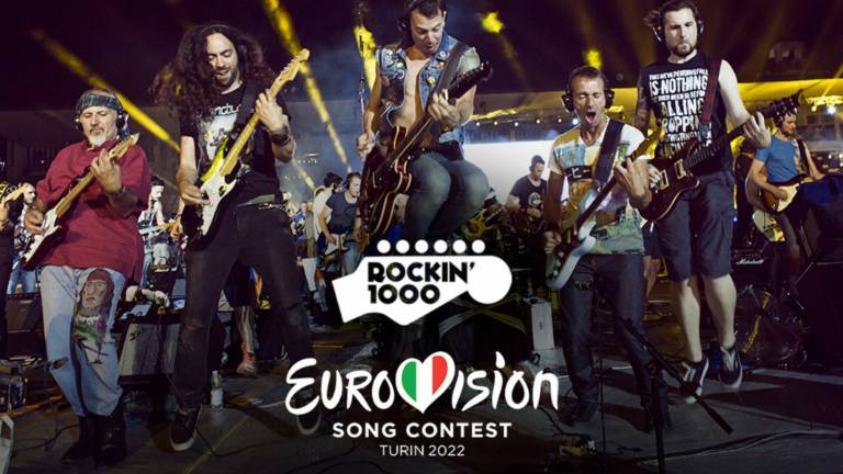 Eurovision 2022, Rockin' 1000 si prepara a conquistare Torino Eurovision 2022, Rockin' 1000 si prepara a conquistare Torino