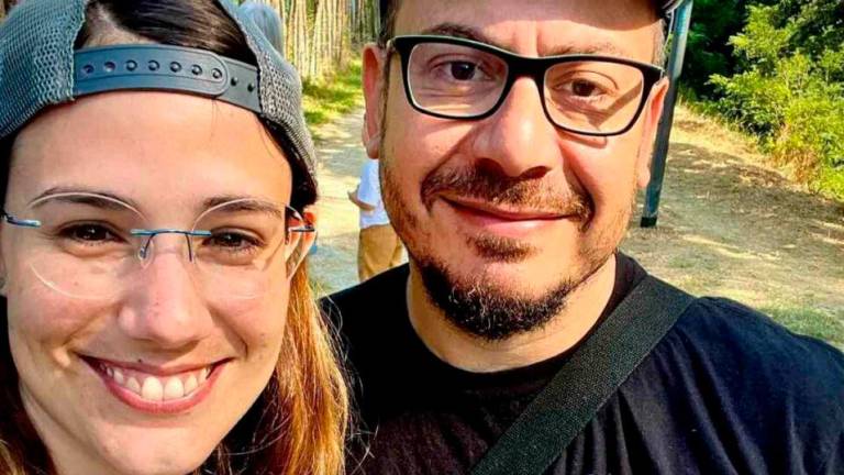 L’ex assessora Martina Monti e il compagno Pippo Marino L’ex assessora Martina Monti e il compagno Pippo Marino
