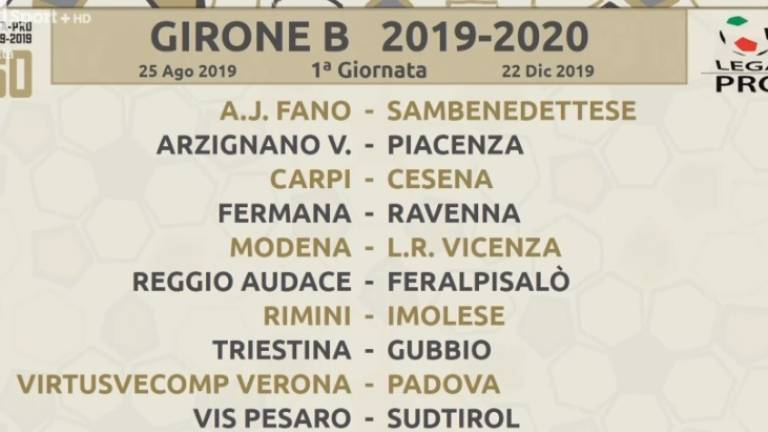 Calcio serie C, si parte con il derby Rimini-Imolese Calcio serie C, si parte con il derby Rimini-Imolese