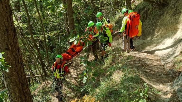 Biker di Cesenatico caduto in discesa e ferito nel bosco a Premilcuore Biker di Cesenatico caduto in discesa e ferito nel bosco a Premilcuore