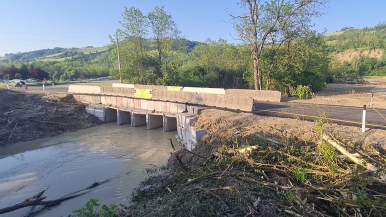 Meldola, strada riaperta. Il sindaco: Grazie a chi ha lavorato senza sosta per 3 giorni Meldola, strada riaperta. Il sindaco: Grazie a chi ha lavorato senza sosta per 3 giorni