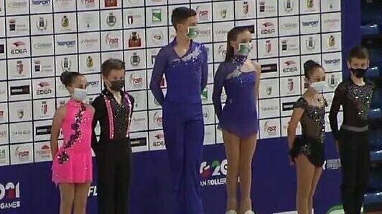 Pattinaggio, splendido argento di Cortini e Milzi ai Roller Games Pattinaggio, splendido argento di Cortini e Milzi ai Roller Games