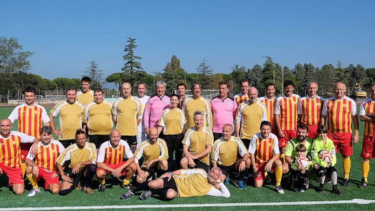 Cattolica fa festa in campo: Bentornati allo stadio Calbi. Le foto Cattolica fa festa in campo: Bentornati allo stadio Calbi. Le foto
