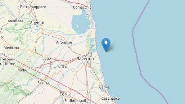Scossa di terremoto al largo di Ravenna Scossa di terremoto al largo di Ravenna
