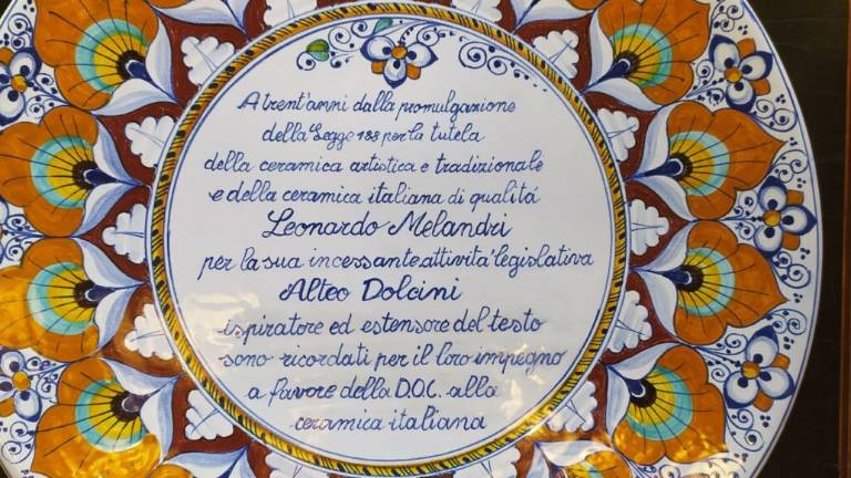 Melandri, Dolcini e la legge per tutelare la ceramica, 30 anni dopo Melandri, Dolcini e la legge per tutelare la ceramica, 30 anni dopo