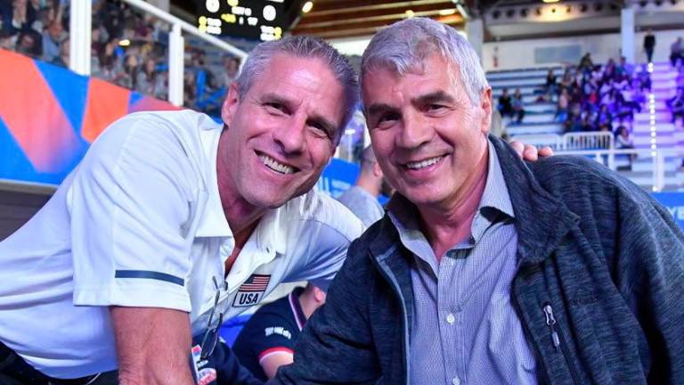 Da sinistra, Karch Kiraly e Daniele Ricci Da sinistra, Karch Kiraly e Daniele Ricci