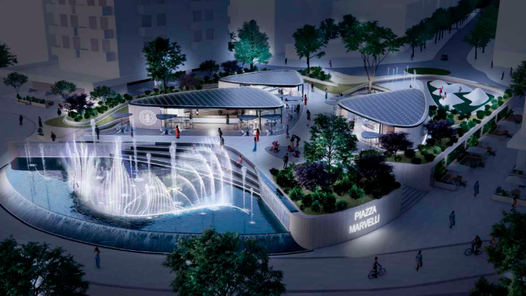 Il rendering del progetto Il rendering del progetto