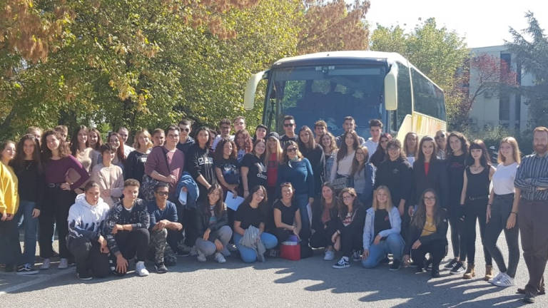 Oltre duecento studenti di Rimini in visita ai campi di sterminio Oltre duecento studenti di Rimini in visita ai campi di sterminio