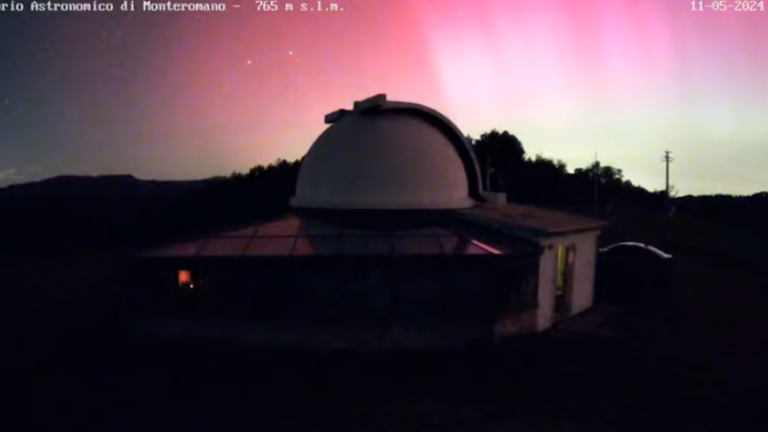 Aurora Boreale visibile dalla Romagna. Le serate all’osservatorio di Monte Romano ripartono con un evento eccezionale Aurora Boreale visibile dalla Romagna. Le serate all’osservatorio di Monte Romano ripartono con un evento eccezionale