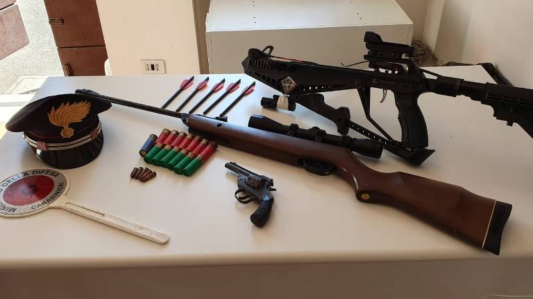 Cesena, armi e munizioni in casa: arrestato un 49enne Cesena, armi e munizioni in casa: arrestato un 49enne