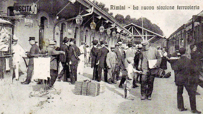 Re Umberto I a Rimini nel 1888, accoglienza festosa Re Umberto I a Rimini nel 1888, accoglienza festosa
