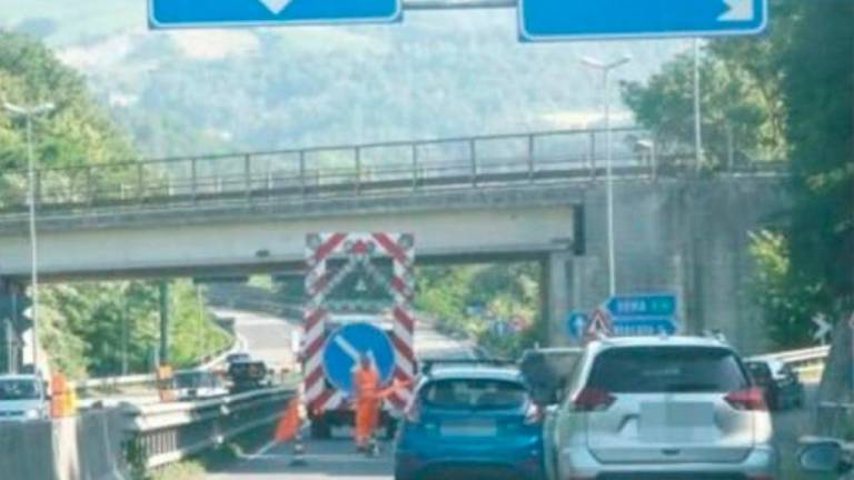Uscita obbligatoria a Mercato Saraceno (Archivio) Uscita obbligatoria a Mercato Saraceno (Archivio)
