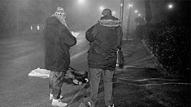 I rilievi sul luogo del delitto l’8 febbraio del 2000 I rilievi sul luogo del delitto l’8 febbraio del 2000