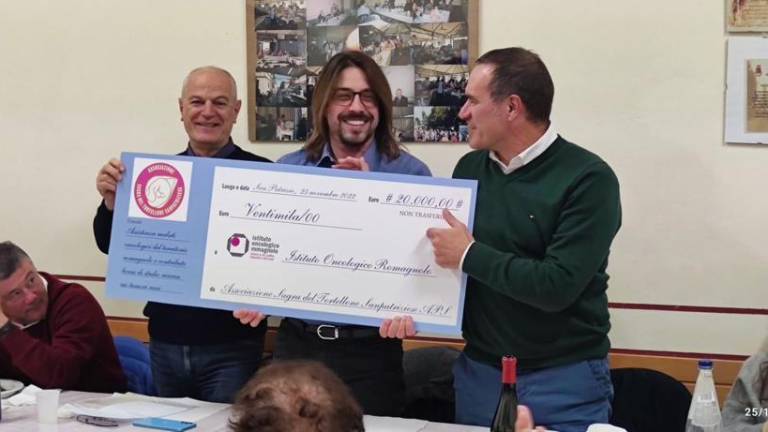 Da San Patrizio raccolti 20mila euro per la lotta contro il cancro Da San Patrizio raccolti 20mila euro per la lotta contro il cancro