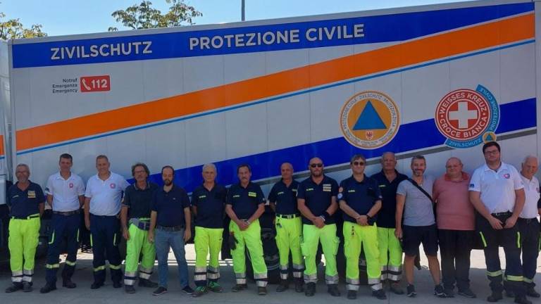 Ravenna, restituiti oltre 400 deumidificatori alla Croce Bianca di Bolzano Ravenna, restituiti oltre 400 deumidificatori alla Croce Bianca di Bolzano