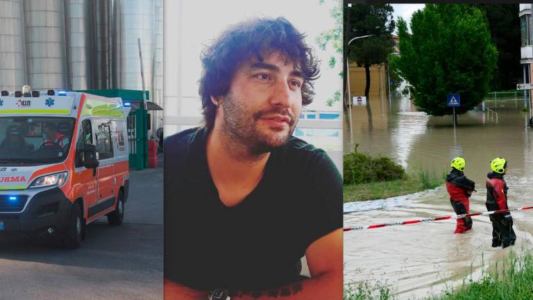 Nicola Fronte (a sinistra l’ambulanza sul posto in cui morì l’amico) Nicola Fronte (a sinistra l’ambulanza sul posto in cui morì l’amico)
