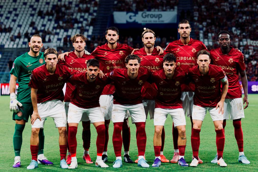 L’undici iniziale di Reggio Emilia (foto Chianese/Ravenna Fc)